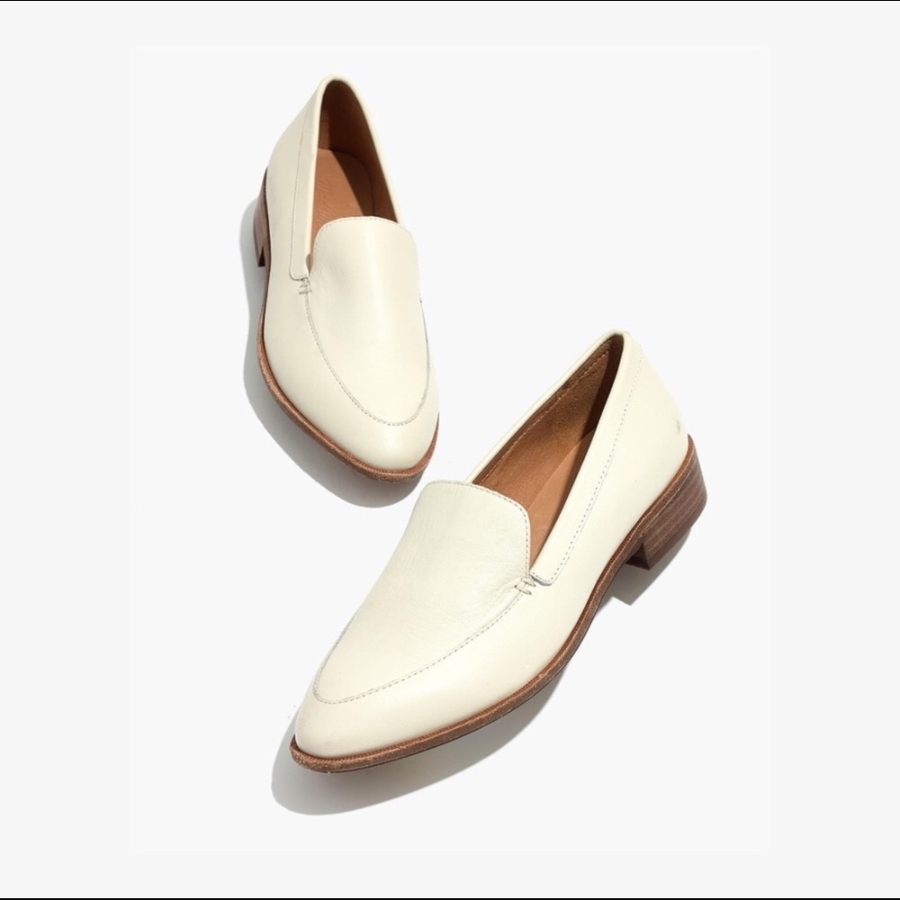 Madewell Frances Loafer Vintage Canvas Leather 7